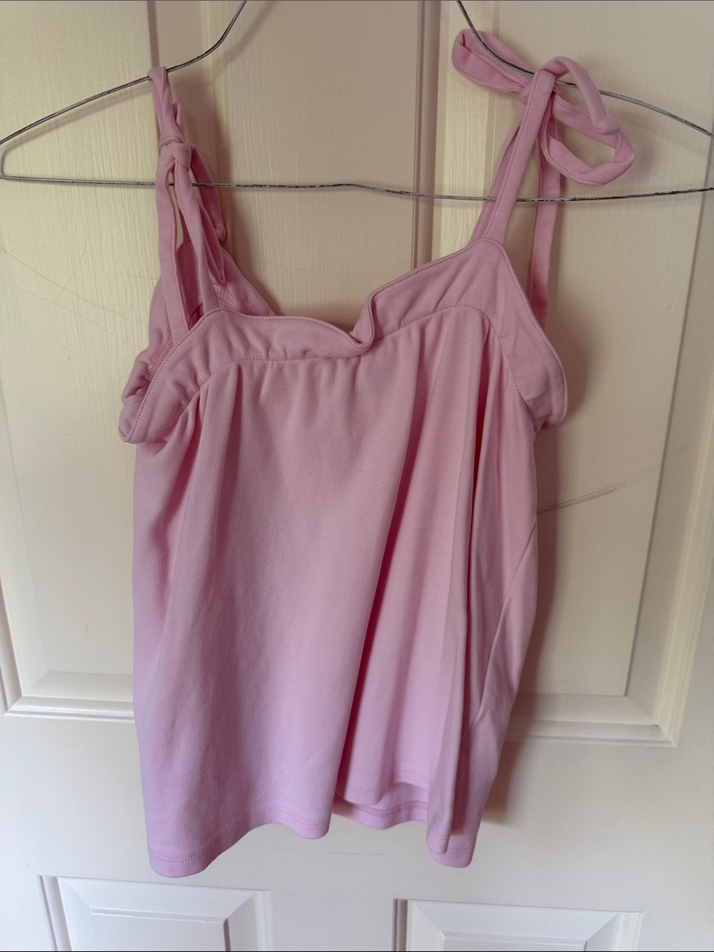 The Beaufort Bonnet Company Pink Tie-Strap Tank Top